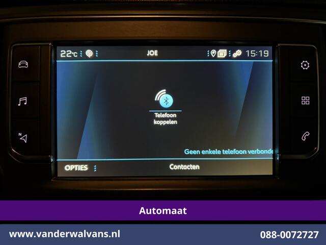 Peugeot EXPERT 2.0 Blue HDI 122pk Automaat L2H1 | Airco | Cruisecontrol | Camera | PDC V+A | LMV Stoelverwarming, Apple Carplay & Android Auto, Sidebars, 3-Zits