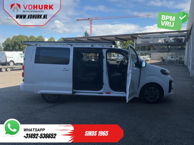 Peugeot EXPERT 2.0 HDi 180 pk Aut. DC Dubbel cabine LED/ Imperiaal/ Stuurverw./ Carplay/ Navi/ Camera/ Climate/ Afn.Trekhaak/ PDC/ LMV/ Cruise