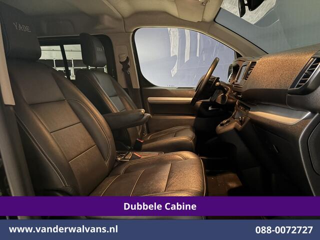Peugeot EXPERT 2.0 BlueHDI 177pk Automaat L3H1 Dubbele Cabine Sport Euro6 Airco | 5-Zits | Camera | Navigatie | Apple Carplay | Xenon | 2x Zijdeur Cruisecontrol, Android Auto, LM Velgen, Dakrails, Sidebars, Spoiler, Elektrische Stoelbediening, Bumperkit, leder, Parkeersensoren, Achterklep