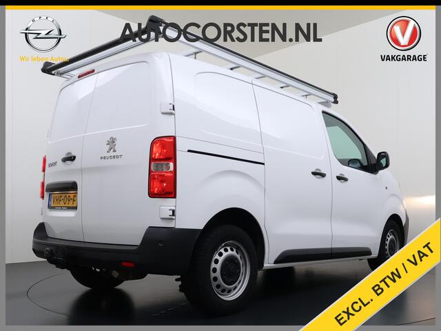 Peugeot EXPERT 2.0HDI 123PK 3-Persoons Euro 6 Imperiaal 2X Schuifdeur Trekhaak 360°Camera BlindSpot Assistent Apple Carplay Android Auto Cruise Control DAB Pdc Premium Betonplex Vloer Wandbetimmering Regen-Lichtsensor 2.500KG Trekgewicht 1e Eigenaar Origineel Nederlands