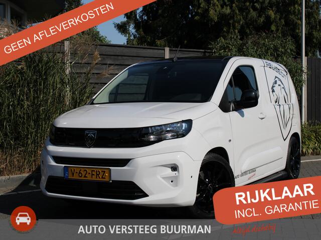 Peugeot PARTNER 1.5 BlueHDi 130PK EAT8 Automaat L1 1000KG White & Black Edition, Navigatie, Airconditioning, Camera Achter + zijkant, Parkeerhulp voor & achter, Trekhaak