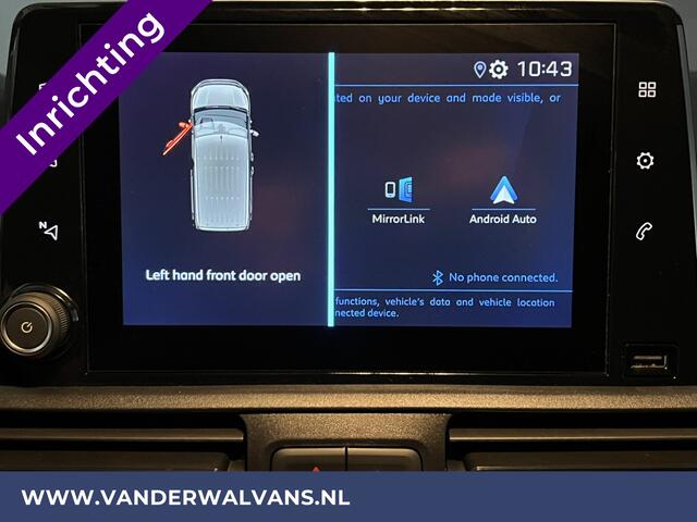 Peugeot PARTNER 1.5 BlueHDI 102pk L1H1 inrichting Euro6 Airco | Android auto | Cruisecontrol | Trekhaak Parkeersensoren