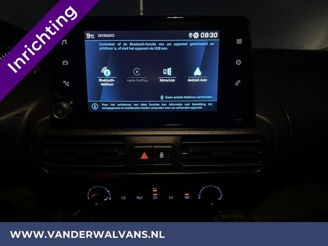 Peugeot PARTNER 1.5 BlueHDI 102pk L1H1 inrichting Euro6 Airco | Apple Carplay | Trekhaak | Cruisecontrol Android Auto, Parkeersensoren