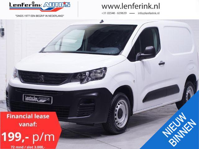 Peugeot PARTNER 1.5 BlueHDi 100 pk L1 Airco, Apple Carplay Cruise Control, Laadruimte pakket, PDC achter, 3-Zits