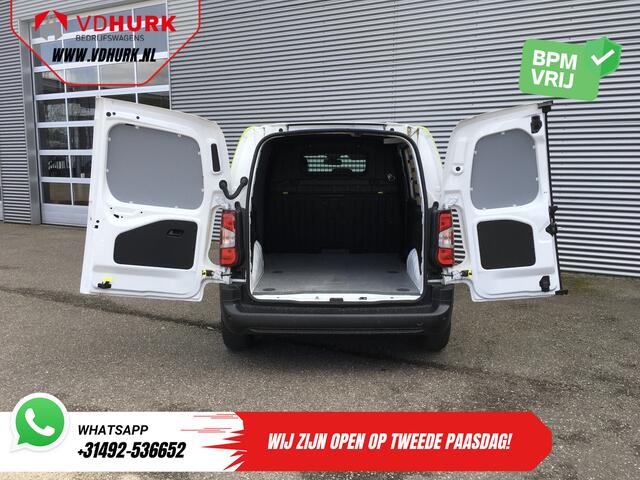 Peugeot PARTNER 1.5 HDI 100 pk BPM VRIJ! NL Auto/ 3 Pers./ Carplay/ Camera/ PDC/ Betimmerd/ Cruise/ Airco