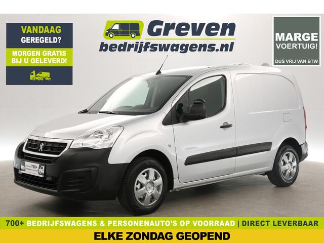 Peugeot PARTNER 122 1.6 BlueHDi L1H1 | MARGE! | Airco Cruise Carplay Navigatie PDC Elektrpakket Schuifdeur