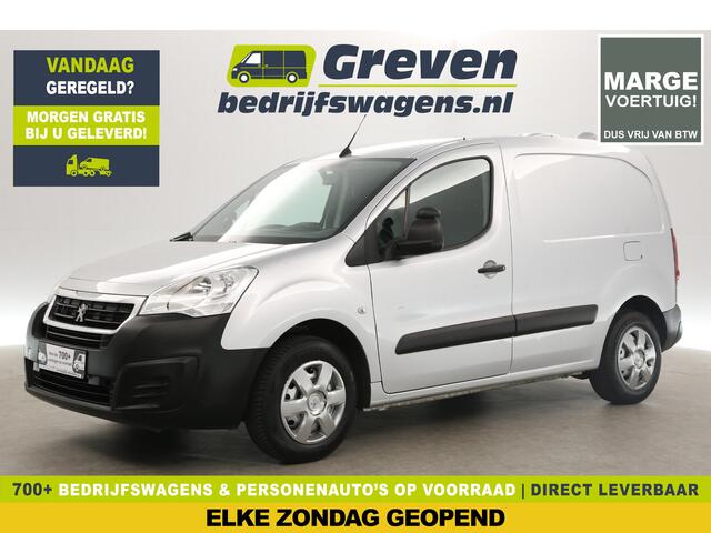 Peugeot PARTNER 122 1.6 BlueHDi 75 L1H1 Marge Airco Cruise Carplay Navigatie Parkeersensoren Schuifdeur Elektrpakket