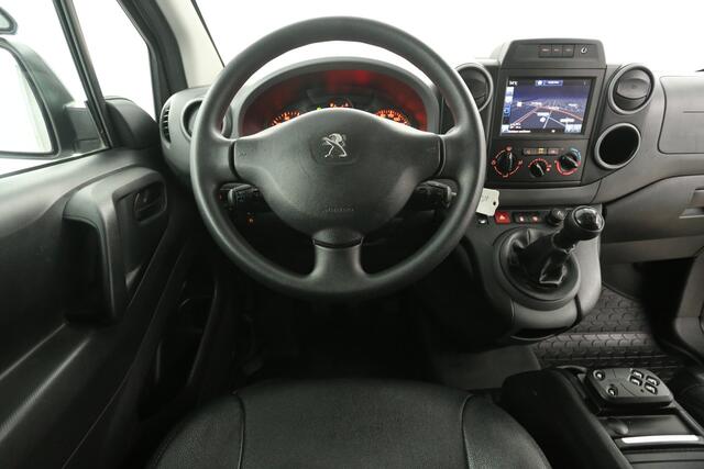 Peugeot PARTNER 122 1.6 BlueHDi 75 L1H1 Marge Airco Cruise Carplay Navigatie Parkeersensoren Schuifdeur Elektrpakket