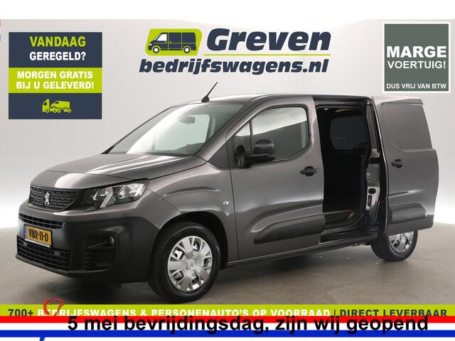 Peugeot PARTNER 1.6 BlueHDI L1H1 | MARGE! | 2xSchuifdeur Airco Cruise Carplay Navigatie PDC 3 Persoons Elektrpakket