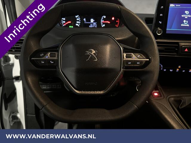 Peugeot PARTNER 1.5 BlueHDI 102pk L1H1 inrichting Euro6 Airco | Apple Carplay | Cruisecontrol Parkeersensoren, Android auto, zijdeur