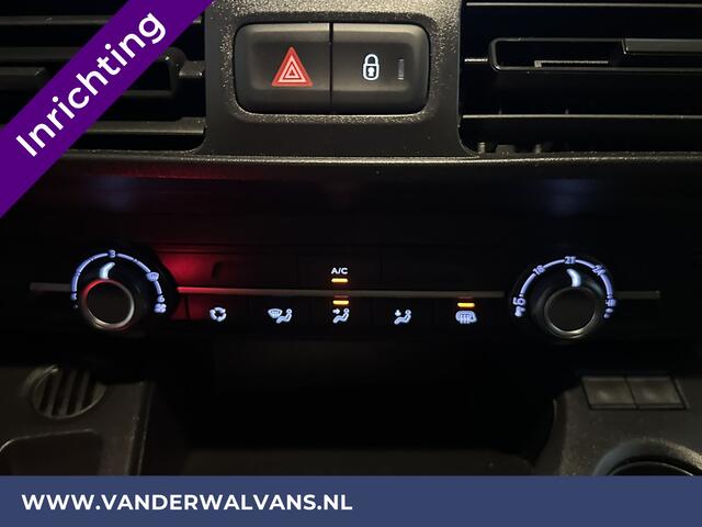 Peugeot PARTNER 1.5 BlueHDI 102pk L1H1 inrichting Euro6 Airco | Apple Carplay | Cruisecontrol Parkeersensoren, Android auto, zijdeur