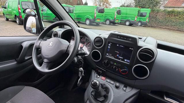 Peugeot PARTNER 1.6 HDI 73KW 99PK EURO 6 TREKHAAK/ AIRCO/ NAVIGATIE/ CRUISE CONTROL/ 100% DEALERONDERHOUDEN