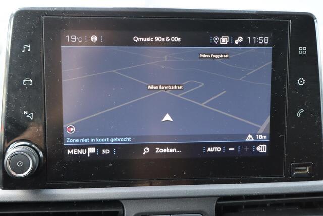 Peugeot PARTNER 1.5 BlueHDI Premium Automaat, Navigatie, Apple Carplay, Rechter zijdeur, 2 achterdeuren, Camera, Cruise control, Airco