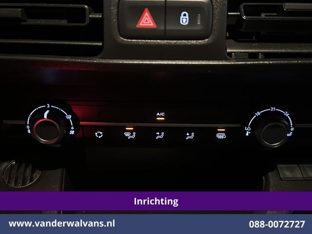 Peugeot PARTNER 1.5 BlueHDI 102pk L1H1 inrichting Euro6 Airco | Camera | Navigatie | Apple Carplay Trekhaak, Cruisecontrol, Android Auto, Parkeersensoren
