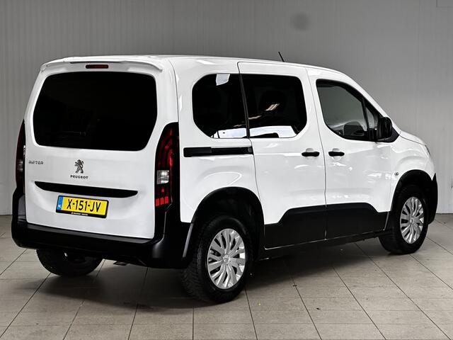 Peugeot PARTNER Rifter 1.5 BlueHDI Allure/ Zij-Schuifdeur Rechts/ Extra getint glas/ Lane-Assist./ Airco/ Cruise/ Elek. pakket/ Isofix/ Bluetooth/ Dakspoiler/ Dagrijverl.