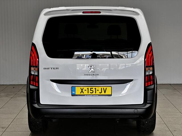 Peugeot PARTNER Rifter 1.5 BlueHDI Allure/ Zij-Schuifdeur Rechts/ Extra getint glas/ Lane-Assist./ Airco/ Cruise/ Elek. pakket/ Isofix/ Bluetooth/ Dakspoiler/ Dagrijverl.