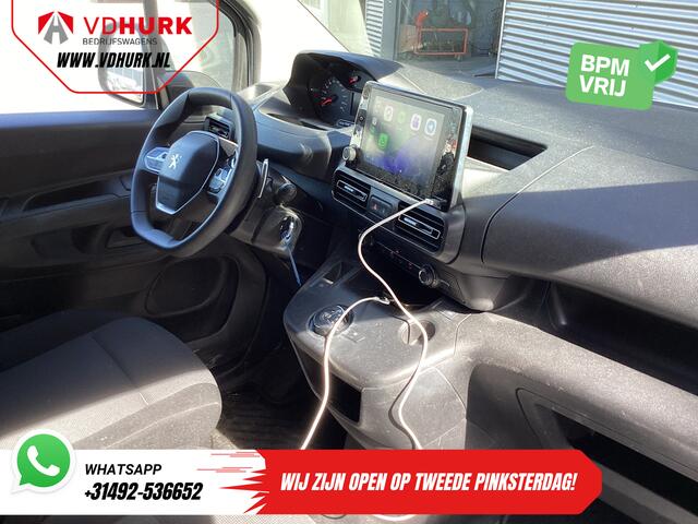 Peugeot PARTNER 1.5 HDI 130 pk Aut. L2 NL Auto/ 3Pers./ Carplay/ Airco/ Navi/ Imperiaal/ Cruise/ PDC/ DAB/ Trekhaak