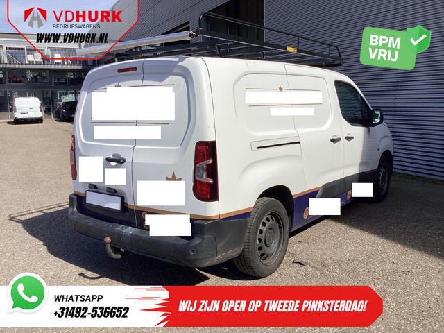 Peugeot PARTNER 1.5 HDI 130 pk Aut. L2 NL Auto/ 3Pers./ Carplay/ Airco/ Navi/ Imperiaal/ Cruise/ PDC/ DAB/ Trekhaak
