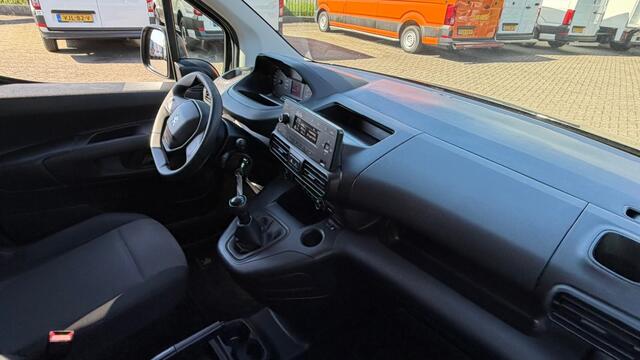 Peugeot PARTNER 1.5 BLEUHDI 56KW 76PK EURO 6 AIRCO/ PARKEERSENSOREN/ ELEC PAKKET/ SCHUIFDEUR/ 100% DEALERONDERHOUDEN