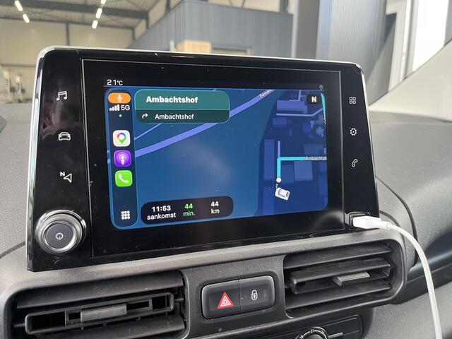 Peugeot PARTNER 1.6 BlueHDI 100pk Premium Lease ¤168p/m, Airco, Carplay, PDC, Cruise controle, Onderhoudshistorie aanwezig