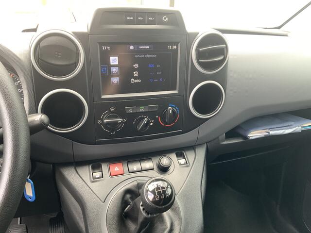 Peugeot PARTNER 120 1.6 BlueHDi 100 L1 Premium Pack S&S Airco Cruise 3 Zits Trekhaak 1250 kg Alu Velg Euro 6