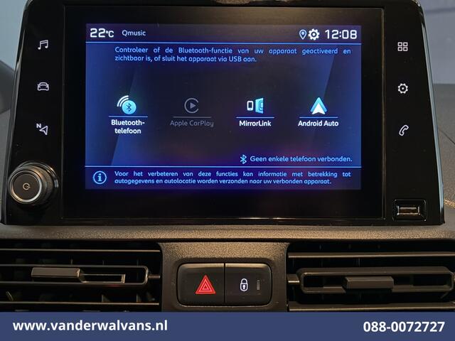 Peugeot PARTNER 1.5 BlueHDI L1H1 Euro6 Airco | Apple Carplay | Cruisecontrol | Trekhaak Android Auto, Parkeersensoren