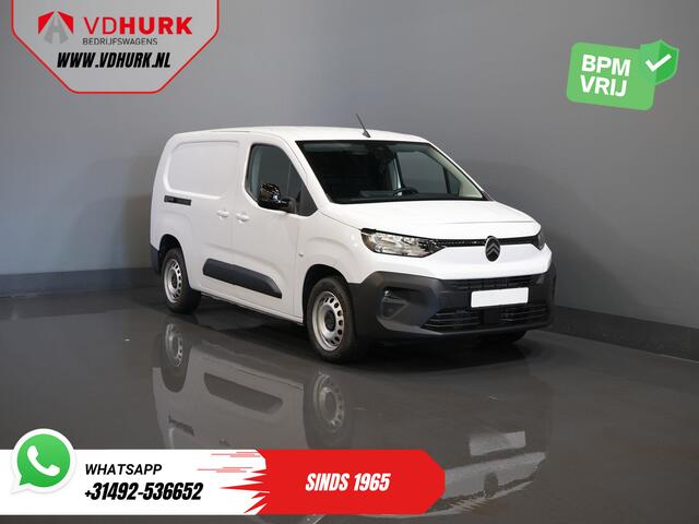 Peugeot PARTNER (Citroen Berlingo) 1.5 HDi 100 pk L2 Carplay/ Stoelverw./ 3Pers./ Virtual Cockpit/ Climate/ Keyless/ Navi/ Camera/ Cruise/ PDC