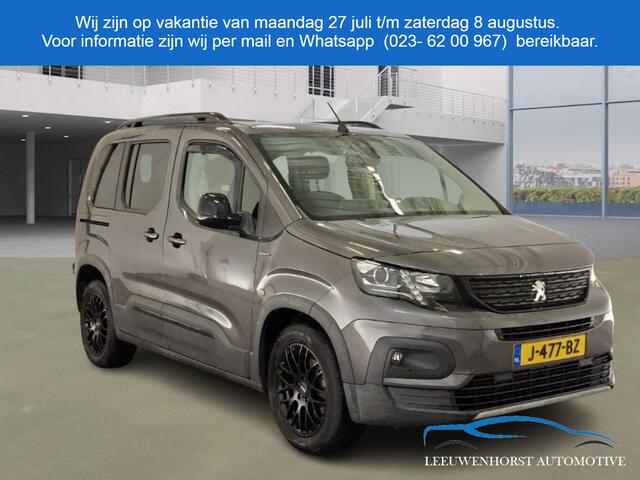 Peugeot Rifter 1.2 Puretech GT-Line, panodak, half leer, DAB, clima, cruise, keyless NL-dealerauto