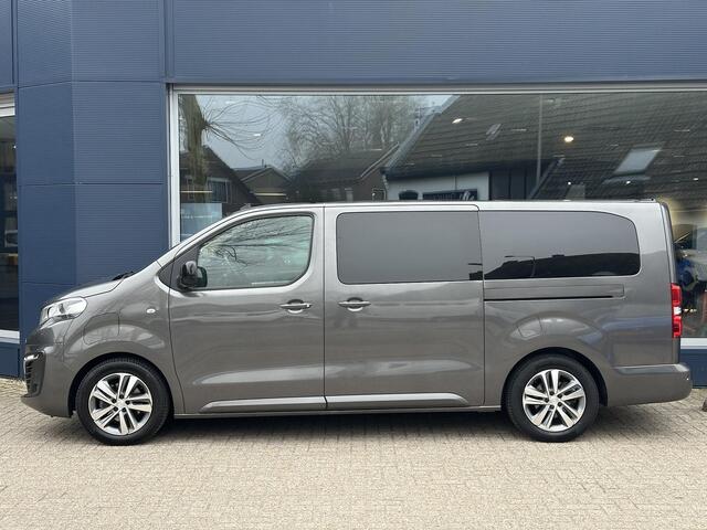 Peugeot Traveller e-Traveller 75 kWh Business Allure VIP Long | 100 % Elektrisch | Automaat | Lengte 3 | Vol Opties ! | Lederen Bekleding | Panoramadak | 8-Zitplaatsen | Stoelverwarming | 2x Elektrische Zijschuifdeur | Achterklep | Climate Control | Navigatie | Lichtmetale