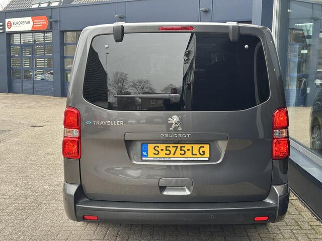 Peugeot Traveller e-Traveller 75 kWh Business Allure VIP Long | 100 % Elektrisch | Automaat | Lengte 3 | Vol Opties ! | Lederen Bekleding | Panoramadak | 8-Zitplaatsen | Stoelverwarming | 2x Elektrische Zijschuifdeur | Achterklep | Climate Control | Navigatie | Lichtmetale