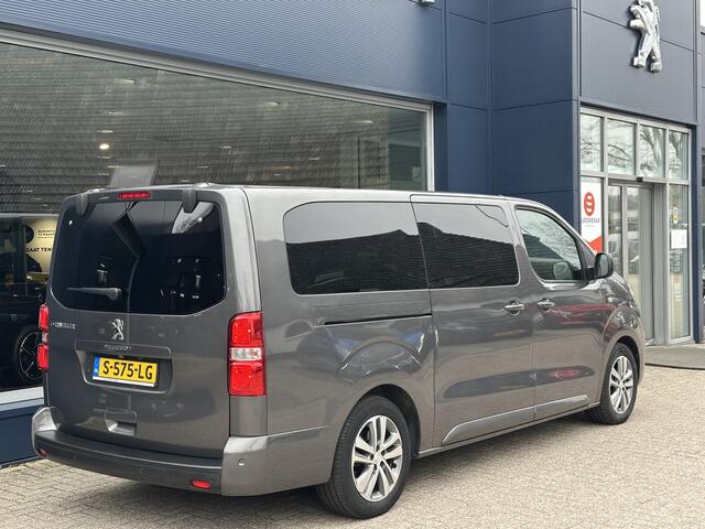 Peugeot Traveller e-Traveller 75 kWh Business Allure VIP Long | 100 % Elektrisch | Automaat | Lengte 3 | Vol Opties ! | Lederen Bekleding | Panoramadak | 8-Zitplaatsen | Stoelverwarming | 2x Elektrische Zijschuifdeur | Achterklep | Climate Control | Navigatie | Lichtmetale