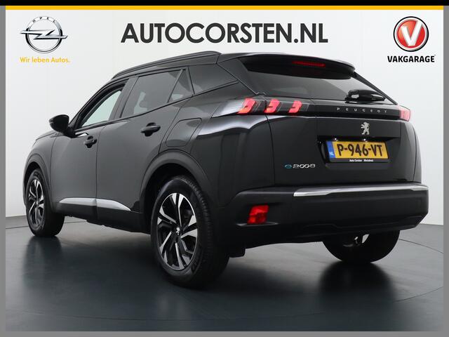 Peugeot e-2008 50kWh EV Allure 3-Fase Apple Carplay Android Auto Cruise control Keyless Led Parkeerhulp Pack Safety Plus Dab Lmv 17" Bluetooth Regensensor Rijstrooksensor Verkeersbord detectie 1e Eigenaar 3 Fase Laden Origineel NLse Auto 38.000 nieuw!