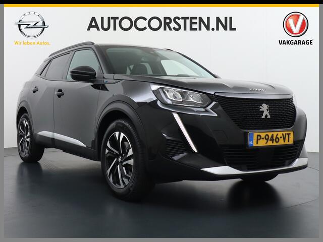 Peugeot e-2008 50kWh EV Allure 3-Fase Apple Carplay Android Auto Cruise control Keyless Led Parkeerhulp Pack Safety Plus Dab Lmv 17" Bluetooth Regensensor Rijstrooksensor Verkeersbord detectie 1e Eigenaar 3 Fase Laden Origineel NLse Auto 38.000 nieuw!