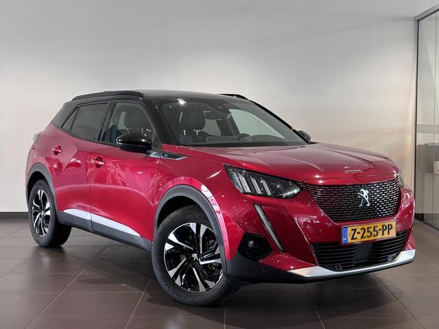 Peugeot e-2008 SUV GT EV 3-FASEN 50kWh 136pk AUTOMAAT | SCHUIF/KANTELDAK | KEYLESS ENTRY | ADAPTIVE CRUISE | NAVI | CAMERA | GRIPCONTROL