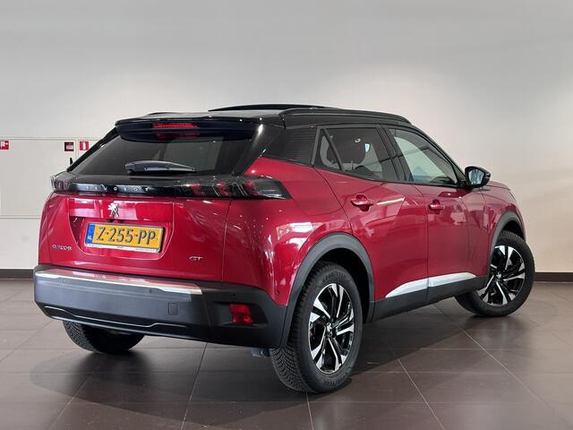 Peugeot e-2008 SUV GT EV 3-FASEN 50kWh 136pk AUTOMAAT | SCHUIF/KANTELDAK | KEYLESS ENTRY | ADAPTIVE CRUISE | NAVI | CAMERA | GRIPCONTROL