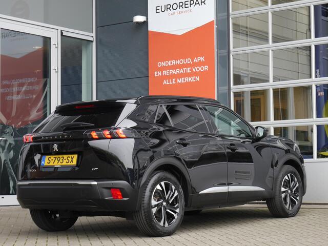Peugeot e-2008 EV GT 50 kWh | Parkeersensoren voor en achter | Navigatie | Cruise control | Climate control | Led verlichting | Regensensor | Lichtmetalen velgen 17 inch