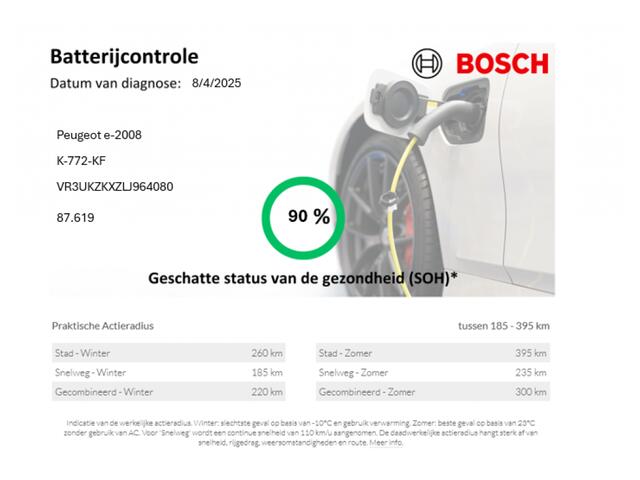 Peugeot e-2008 EV Active Pack 50 kWh - Carplay, SOH 90%