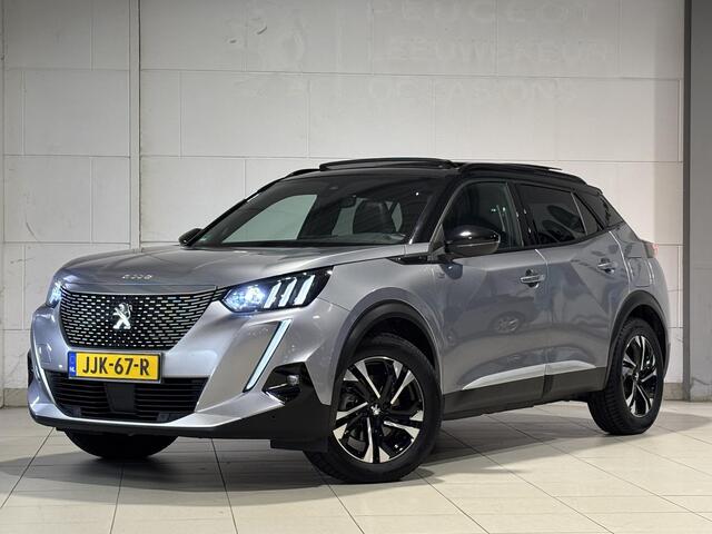 Peugeot e-2008 GT Pack 50kWh EV 136pk AUTOMAAT | SCHUIF/KANTELDAK | NAPPA LEDER | STOELVERW. | KEYLESS ENTRY | ADAPTIVE CRUISE | NAVI | CAMERA