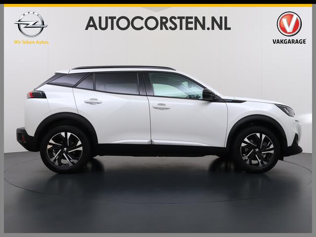 Peugeot e-2008 EV Allure Pack 50kWh SOH 89% Navi* Ecc 360°Camera Apple Carplay Android Auto Cruise Control Lmv 17" Led Keyless Privacy Glas Rijstrooksensor 1e Eigenaar Origineel Nederlandse Auto