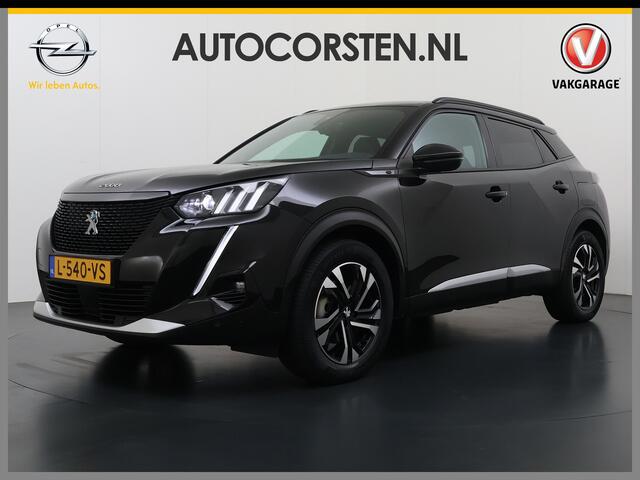 Peugeot e-2008 GT-Line EV50kWh Soh 93% 360Camera Navi Apple Carplay Android Ecc Cruise Control Keyless 1/2Leer Pdc DAB+ Bluetooth Led Connected services Verkeersbord detectie Usb PrivacyGlass 17''LM Regensensor Led Verkeersbord detectie