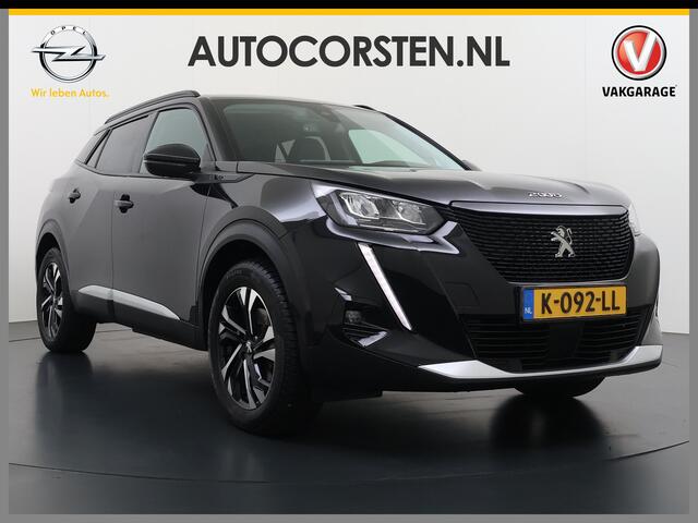 Peugeot e-2008 EV Blue Allure 50kWh SOH 95% 3D-Navi 360°Camera Apple Carplay Android Auto Ecc Cruise Control Regen-Lichtsensor Privacy Glas Lmv Led Isofix Bluetooth Lane Assist USB Origineel Nederlandse Auto