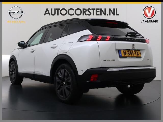 Peugeot e-2008 EV GT Pack SOH 90% Panoramadak Adap.Cruise 360°Camera Stoelverwarming Apple Carplay Android Auto 50kWh Navi Ecc Lmv Led Lane Assist Voorruitverwarming 1e Eigenaar Dealeronderhouden Origineel Nederlandse Auto