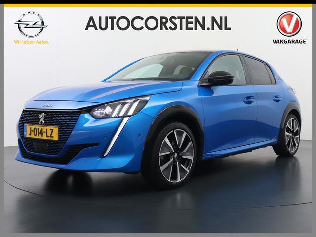 Peugeot e-208 EV GT 350 50kWh Panormadak Adap.Cruise 360°Camera Navi Ecc Stoelverwarming Apple Carplay Android Auto DAB+ Lane Assist Keyless Led Pdc 1e Eigenaar Origineel Nederlandse Auto