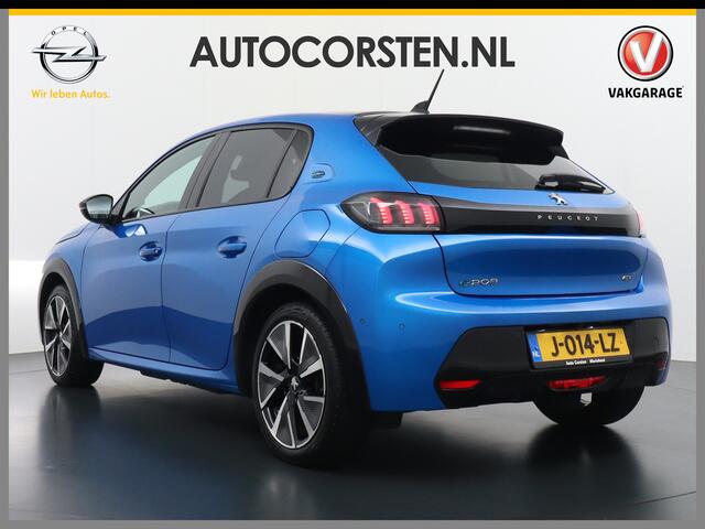 Peugeot e-208 EV GT 350 50kWh Panormadak Adap.Cruise 360°Camera Navi Ecc Stoelverwarming Apple Carplay Android Auto DAB+ Lane Assist Keyless Led Pdc 1e Eigenaar Origineel Nederlandse Auto