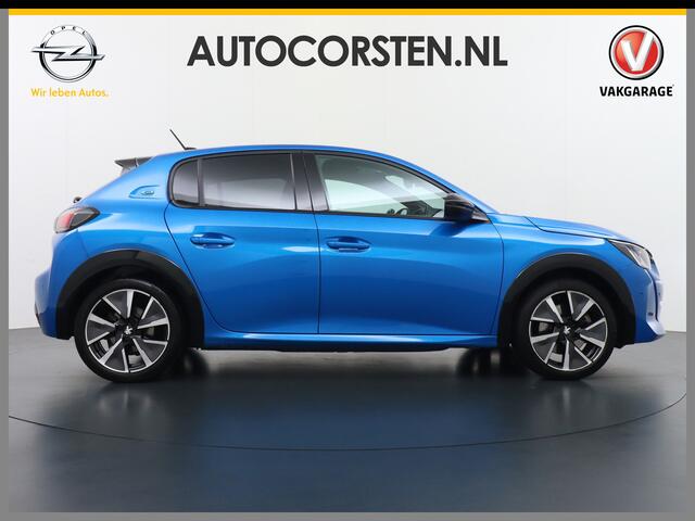 Peugeot e-208 EV GT 350 50kWh Panormadak Adap.Cruise 360°Camera Navi Ecc Stoelverwarming Apple Carplay Android Auto DAB+ Lane Assist Keyless Led Pdc 1e Eigenaar Origineel Nederlandse Auto