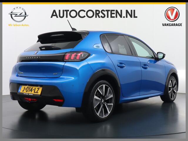 Peugeot e-208 EV GT 350 50kWh Panormadak Adap.Cruise 360°Camera Navi Ecc Stoelverwarming Apple Carplay Android Auto DAB+ Lane Assist Keyless Led Pdc 1e Eigenaar Origineel Nederlandse Auto
