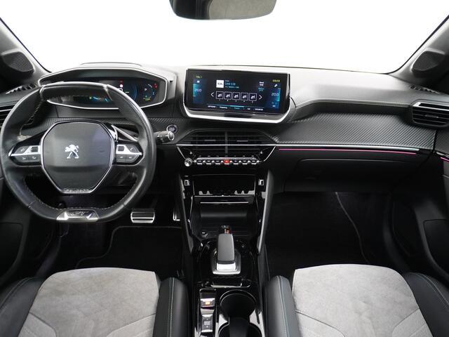 Peugeot e-208 EV GT 350 50kWh Panormadak Adap.Cruise 360°Camera Navi Ecc Stoelverwarming Apple Carplay Android Auto DAB+ Lane Assist Keyless Led Pdc 1e Eigenaar Origineel Nederlandse Auto
