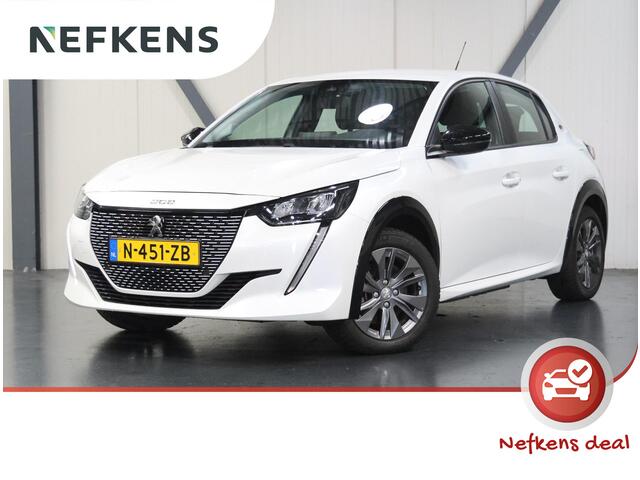 Peugeot e-208 Active Pack 50kWh 136PK | ACCURAPPORT 94%| AppleCarplay/Android Auto | Parkeersensoren | FULL LED | Navigatie | Lederen Stuurwiel | Climate Control | Cruise Control | 16" LMV | Isofix |