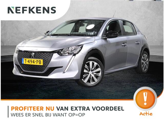 Peugeot e-208 Active 50kWh 136PK | 1ste eigenaar | 3 FASE | AUTOMAAT | AppleCarPlay/AndroidAuto | Armsteun | Parkeersensoren | Keyless | Navigatie | Climate Control | Cruise Control | Isofix |