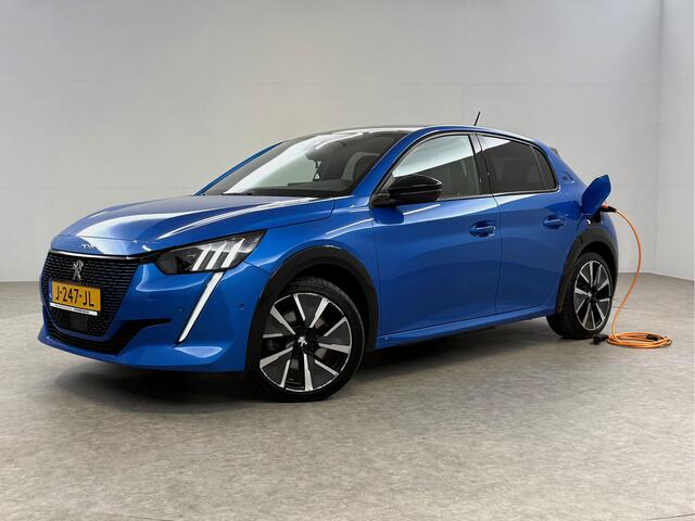 Peugeot e-208 EV GT 350 50 kWh | SOH 91% | Snelladen | Pano | 360° | Virtual | Sfeerverl. | Carplay | Stoelverw. | Keyless | NAP